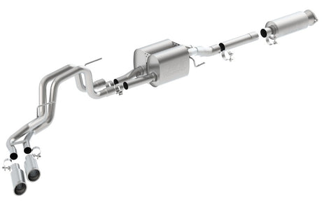 Échappement Catback Borla 10-12 Ford F-150 Raptor 6,2 L V8 2/4 roues motrices AT Touring SS