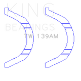 Ensemble de rondelles de butée King Nissan SR18/SR20