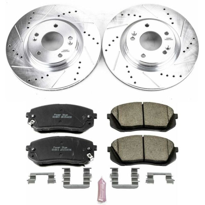 Kit de freins sport Power Stop 15-16 Hyundai Sonata Z23 Evolution avant