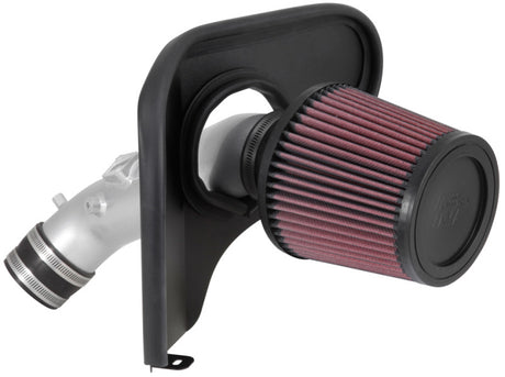 Système d'admission d'air K&amp;N 2013-14 Honda Accord 2.4L L4 69 Series Typhoon - Kit d'admission d'air froid argenté
