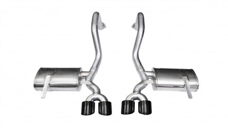 Échappement arrière Xtreme noir pour Chevrolet Corvette C5 Z06 5,7 L V8 Corsa 97-04