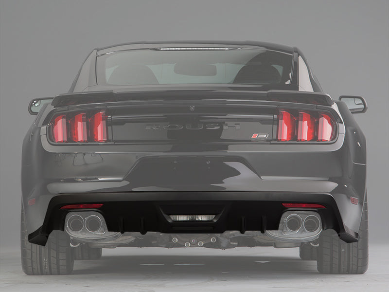 Jupe de carénage arrière haut de gamme Roush 2015-2017 Ford Mustang (non préparée pour le capteur de recul)