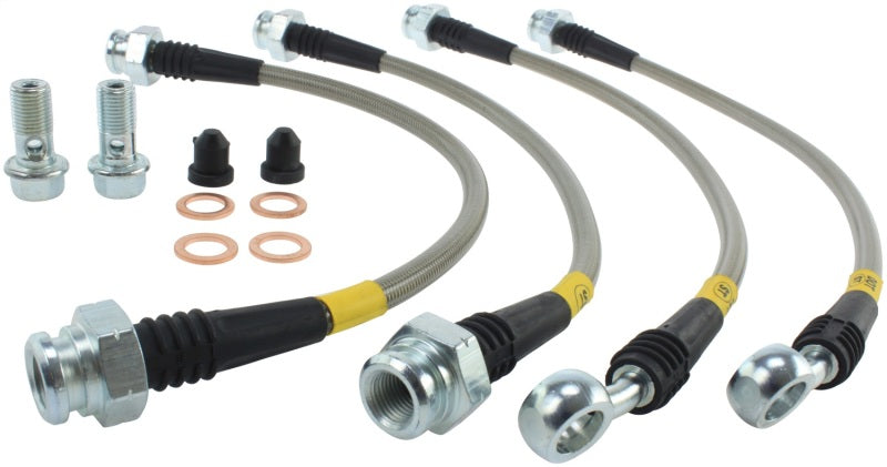 Kit de conduites de frein arrière en acier inoxydable StopTech 05-09 Land Rover LR 3 / 06-09 Range Rover