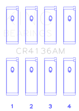 King Engine Bearings 91-02 Nissan SR20DE L4 DOHC 16 Valves  (Size +0.50) Rod Bearing Set