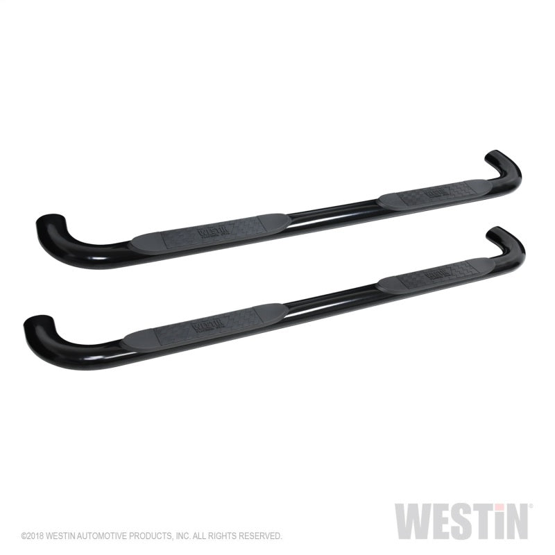 Marchepieds ovales Nerf Platinum 4 pour Chevrolet Silverado/Sierra 1500 Crew Cab 2019 de Westin - Noir
