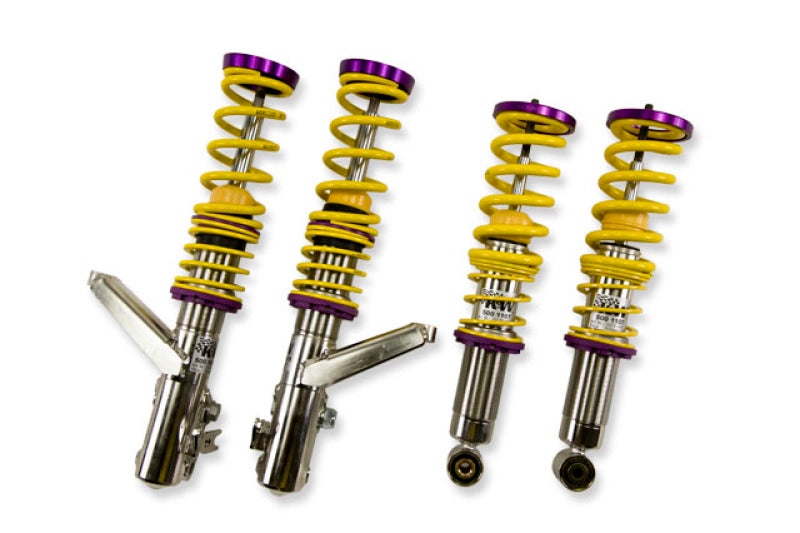 Kit de suspension à ressorts KW V1 Honda Civic (sauf hybride) avec boulon de montage inférieur de jambe de force avant de 14 mm (0,55)