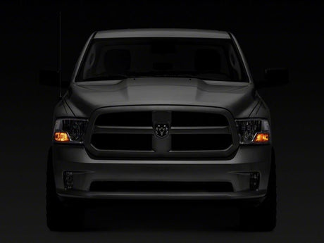 Raxiom 09-18 Dodge RAM 1500 Axial OEM Rep Headlights w/ Single Bulb- Chrome Housing (Clear Lens)