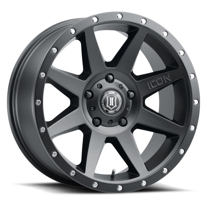 Roue ICON Rebound 20x9 5x150 16mm Offset 5.625in BS Noir Satin