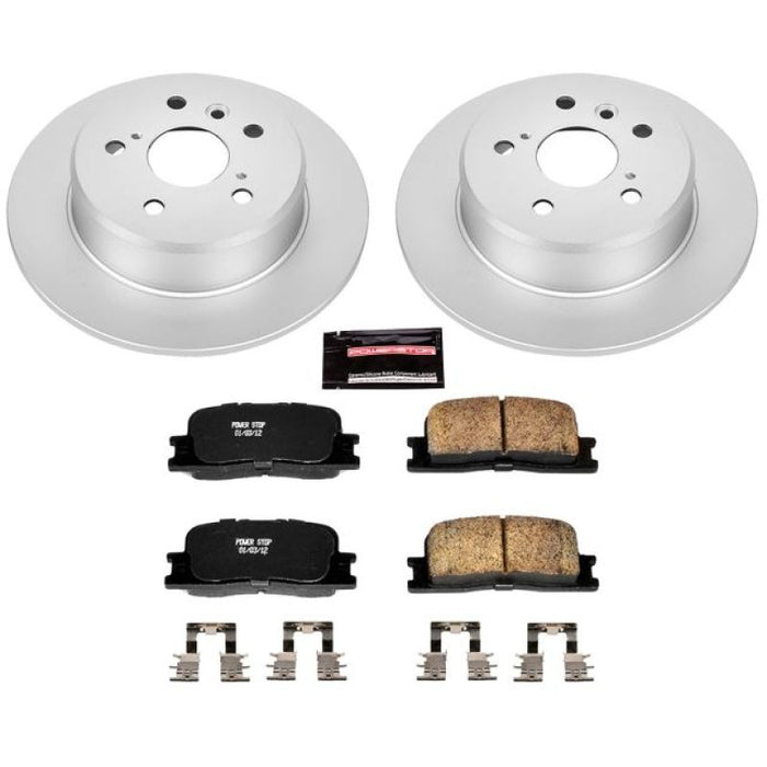 Kit de freins arrière Power Stop 01-03 Toyota Highlander Z17 Evolution Geomet avec revêtement