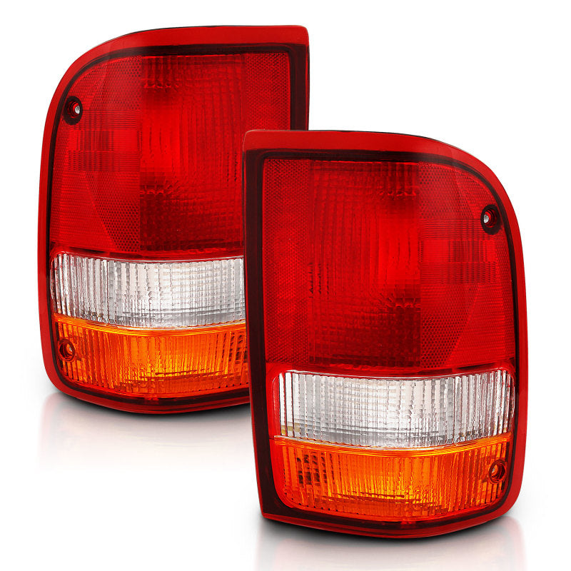 Feu arrière ANZO 1993-1997 Ford Ranger Rouge/Cear (OE)