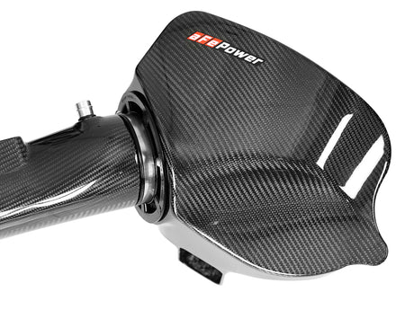 aFe Black Series CAIS en fibre de carbone avec filtre Pro 5R 16-18 BMW M2 (F87) L6-3.0L
