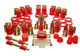 Ensemble de bagues principales Hyper-flex Energy Suspension 74-77 Oldsmobile Cutlass/442/F-85/Europa Red