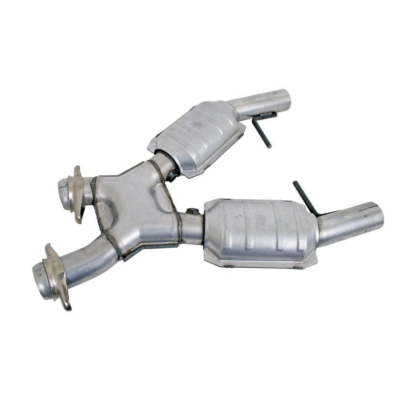 BBK 96-98 Mustang 4.6 GT High Flow X Pipe avec convertisseurs catalytiques - 2-1/2