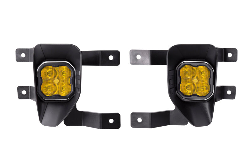 Diode Dynamics SS3 Type SV1 LED Fog Light Kit Pro - Yellow SAE Fog