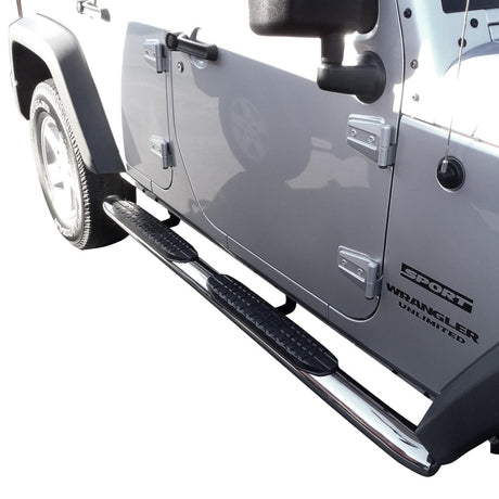 Marchepieds ovales Nerf Westin 2007-2017 Jeep Wrangler Unlimited PRO TRAXX 4 - SS