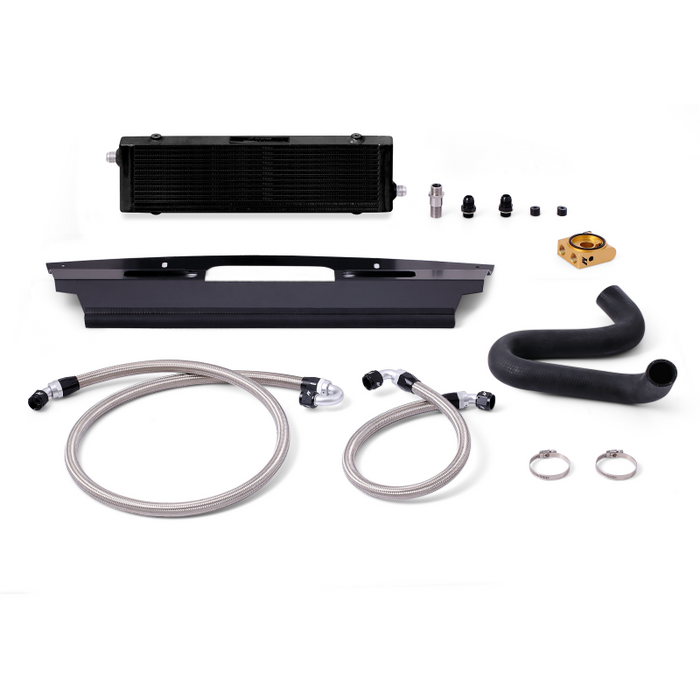 Kit de refroidisseur d'huile thermostatique Mishimoto pour Ford Mustang GT 2015+ - Noir