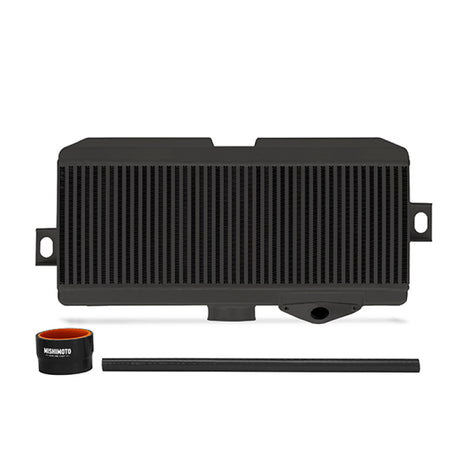 Kit de refroidisseur intermédiaire à montage supérieur Mishimoto Subaru 08-15 WRX STi - Revêtement en poudre noir et tuyaux noirs