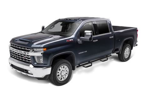 N-Fab Nerf Step 19-20 Chevy/GMC 1500 Cabine standard - Longueur de cabine - Noir brillant