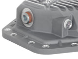 Couvercle de différentiel arrière aFe Power Street Ser brut avec aileron Mach 2017 Ford Diesel Trucks V8-6.7L(td) Dana M275-14