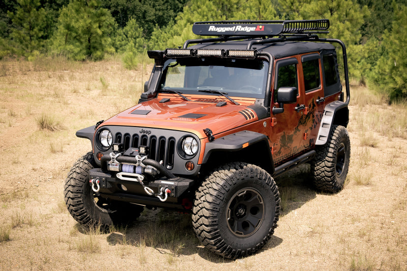 Kit élargisseur d'aile plat Rugged Ridge Hurricane 07-18 Jeep Wrangler