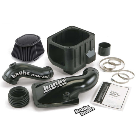 Système d'admission d'air Ram-Air Banks Power 01-04 Chevy 6.6L LB7 - Filtre sec