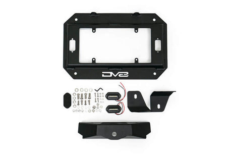 Kit de suppression de roue de secours DV8 Offroad 18-22 Jeep Wrangler JL avec supports d'éclairage