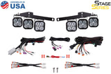 Kit de feux antibrouillard à LED Diode Dynamics 17-20 Ford Raptor SS3 - Blanc Sport