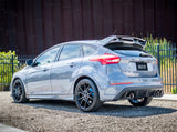 Échappement arrière divisé ATAK Catback Borla 16-17 Ford Focus RS 2.3L MT à embouts ronds coupés en angle