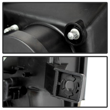 Phares de projecteur Spyder Ford F150 09-14 Modèle halogène - Barre lumineuse DRL Chrm PRO-YD-FF15009-LBDRL-C