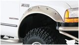Élargisseurs de style découpé Bushwacker 99-07 Ford F-250 Super Duty 2 pièces - Noir