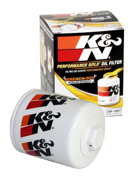 Filtre à huile K&amp;N Performance Gold pour Buick / Chevrolet / Oldsmobile