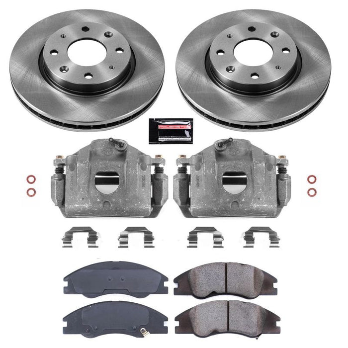 Kit de freins avant Power Stop Autospecialty 04-09 avec étriers pour Kia Spectra