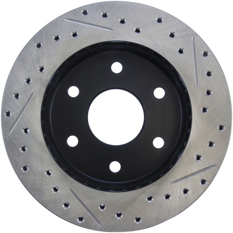 Rotor avant droit fendu et percé StopTech 92-00 GMC Suburban 1500 4WD (6 pattes)