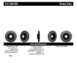 Rotors avant droit rainurés et percés StopTech 07-09 Mazda 3