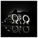 Phares de projecteur Spyder BMW Z3 96-02 LED Halo Chrome High H1 Low H1 PRO-YD-BMWZ396-HL-C