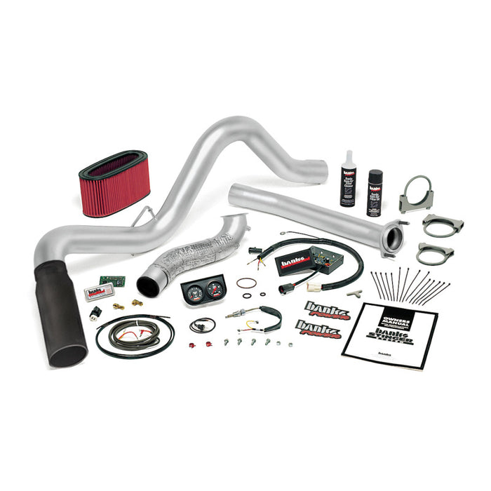 Système d'échappement simple SS avec embout noir pour Ford 7,3 L Auto Stinger de Banks Power 95,5-97