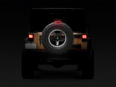 Feu stop arrière à LED Hyper Flash pour Jeep Wrangler JK Axial Series 07-18 de Raxiom - Fumé
