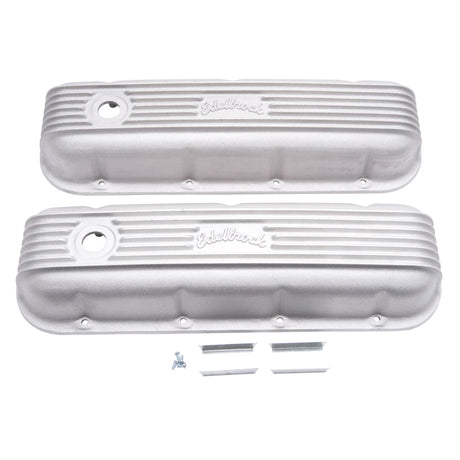 Couvercle de soupape Edelbrock Classic Series Chevrolet 1965 et plus tard 396-502 V8 Satin