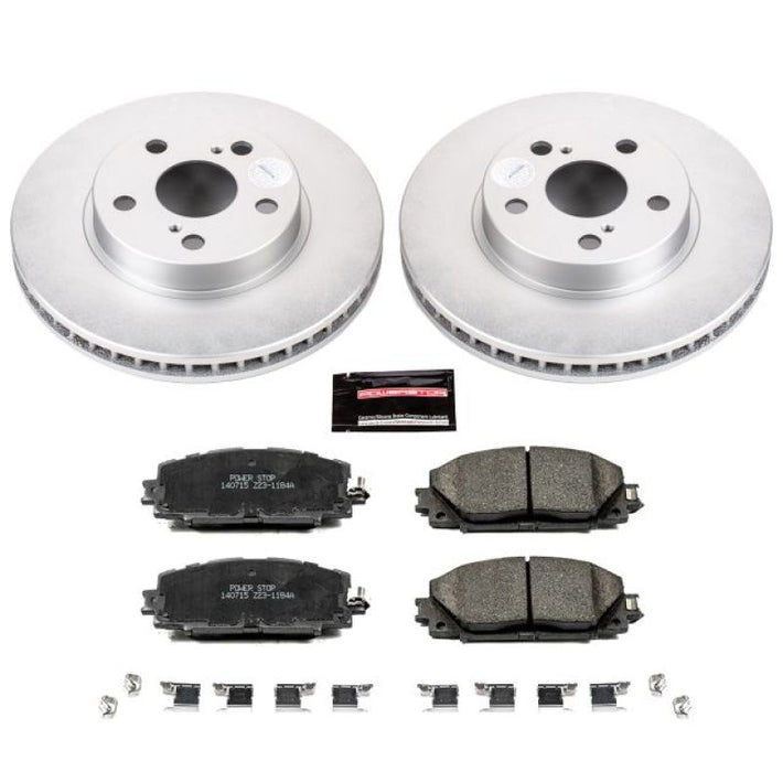 Kit de freins avant Power Stop 11-17 avec revêtement Z17 Evolution Geomet pour Lexus CT200h