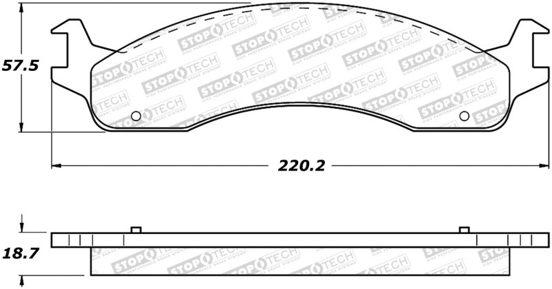 Plaquettes de frein StopTech Street
