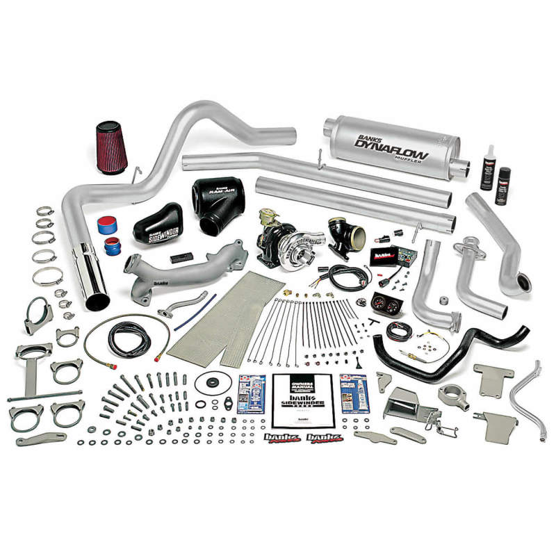 Système turbo Sidewinder Banks Power 83-93 Ford 6,9/7,3 L Trk Man - soupape de décharge