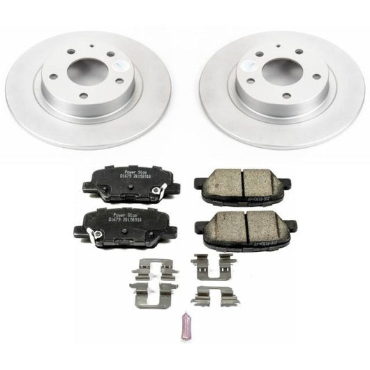 Power Stop 14-15 Mazda 6 Rear Z17 Evolution Geomet Coated Brake Kit