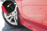 Bavette garde-boue noire UR Rally Armor 10-13 Mazda3/Speed3 avec logo gris