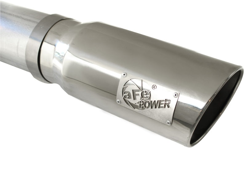 Système d'échappement en acier aluminium aFe ATLAS 5 pouces DPF-Back avec embout poli pour camions diesel GM 7,5-10 V8-6,6 L td LMM