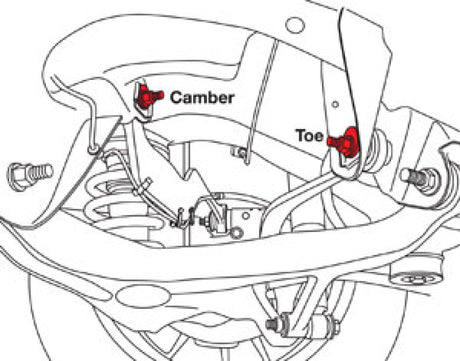 Boulon de came arrière SPC Performance GM SUV (y compris 08+ Acadia/08+ Traverse) (paire)