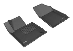3D MAXpider 2015-2020 Hyundai/Kia Sonata/Sonata Hybrid/Optima Kagu 1st Row Floormat - Black 3D MAXpider