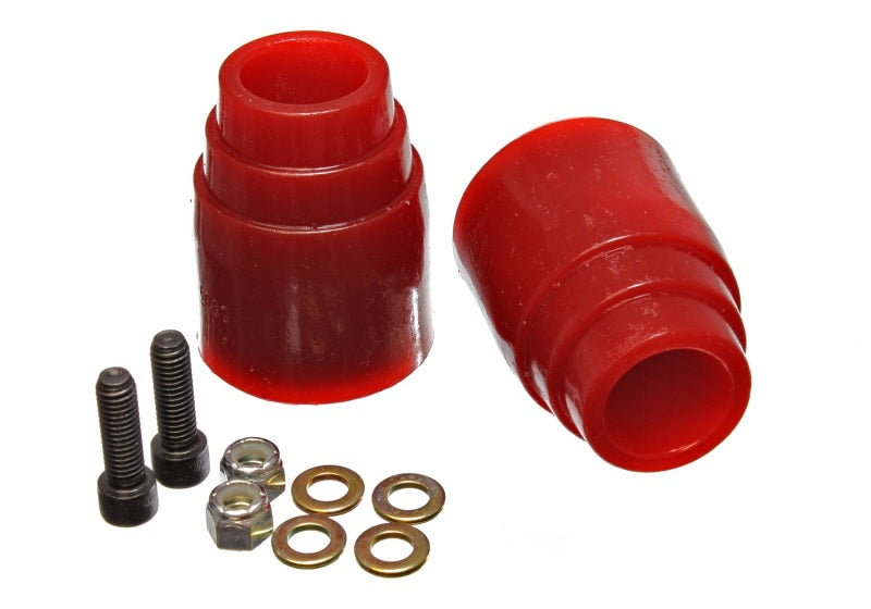 Ensemble de butées d'essieu arrière rouges Energy Suspension 00-04 Ford Excursion