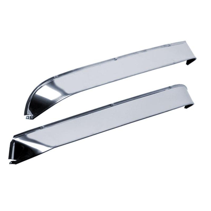 AVS 80-96 Ford Bronco (Installs w/Tape) Ventshade Window Deflectors 2pc - Stainless