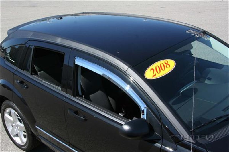 Visières de fenêtre chromées Putco Element pour Dodge Caliber 07-12 (avant uniquement)