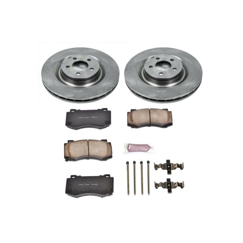 Kit de freins avant Power Stop Autospecialty pour Chrysler 300 05-10